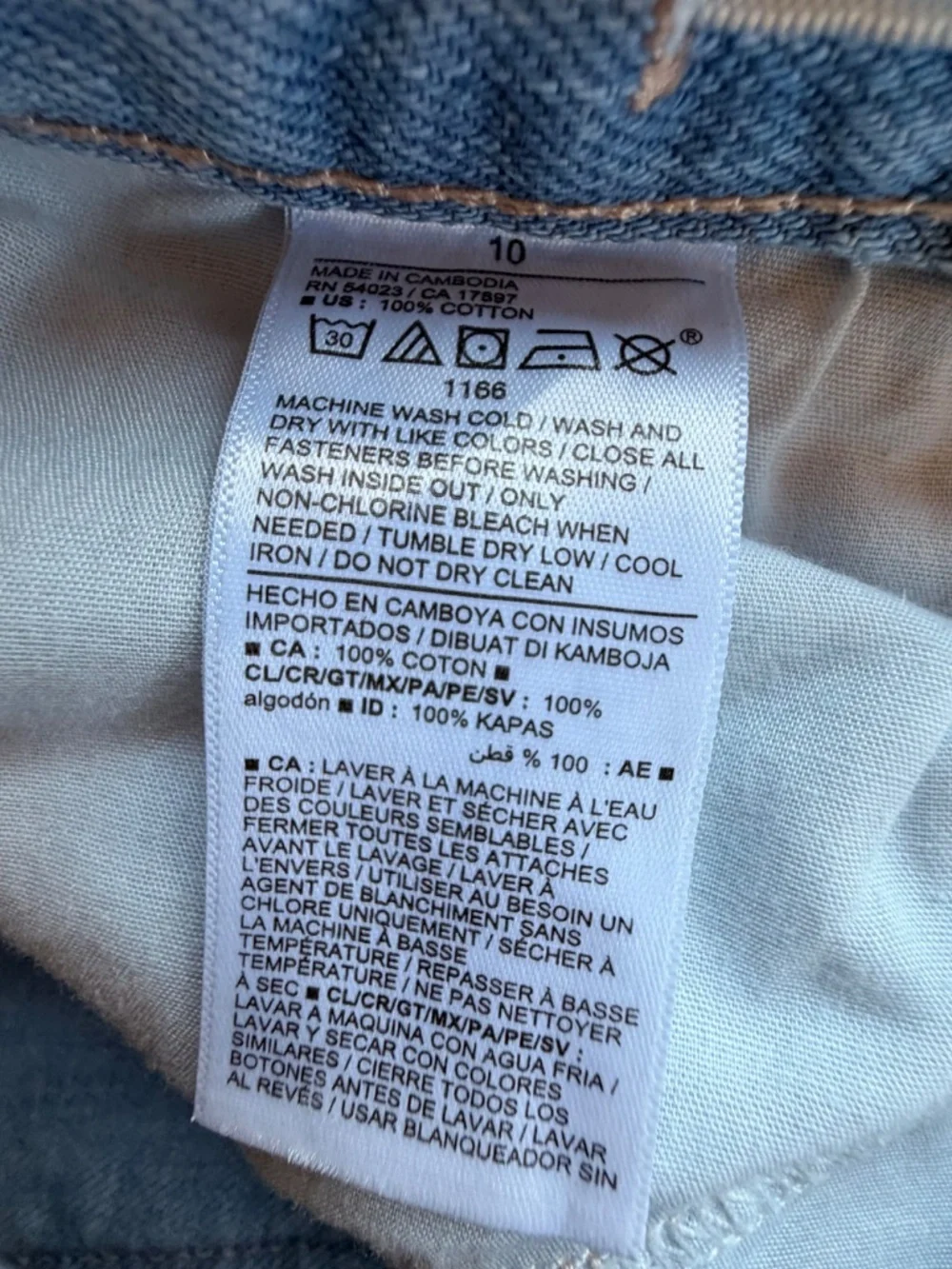 Old Navy Girls Jeans Lot Size 10 Slouchy Straight & Skinny